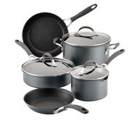 ScratchDefense Extreme Non-Stick Frying Pan, Saucepan, Sauté & Stockpot Set - 5 Pieces Circulon Grey One Size