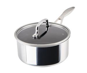 ScratchDefense Multi-Layer Stainless Steel Extreme Non-Stick Induction Saucepans - 2 Sizes