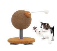 Scratching Ball for Cats, Scratching Toy for Kittens for Indoor Use, Non-Slip Cat Scratching Ball with Suction Cup for Entertainment, Enrichment and Movement of Multiple Pets in the Living Room