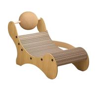 Scratching Board for Cats - Multipurpose Rotating Toy with Sisal Ball - Scratching Board for Indoor Cats, for Home, Furniture, Floor, Rest, Outdoor and Indoor Use, Bedroom, Salt