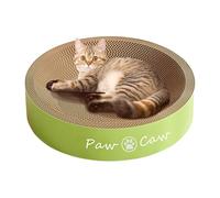 Scratching Board for Cats - Oval Cardboard Scratching Pad, Sustainable Scratching Toy for Cat Care, Environmentally Friendly Lounge Bed for Indoor, Retreat and Playground for Kittens or Pets in the Wo