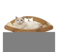 Scratching Board for Cats, Raised Scratching Bed with Headrest, Sisal Bed for Puppies Furniture Protector for Small Dogs Sleeping and Playing on Sofa or Indoor Floor