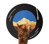 Scratching Board for Cats - Rotating Game Protect Furniture for Cats | Indoor Rotating Scratching Post - for Small and Large Breeds Against Boredom in the Living Room Balcony and Bedroom