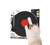 Scratching Board for Cats, Scratching Pads for House Cats, Retro Cat Scratching Board for Indoor Use, Wall Mounted Scratching Box with Feather Swing Ball for House Cats, Scratching Pad with