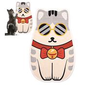 Scratching Board for Cats, Self-Adhesive, Flexible, Funny Cat Scratching Board, Cute Wall Decoration, Scratching Protection for Kittens for Climbing on Couch, Bed, Carpet, Door, Floor and Living Room