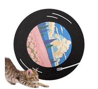 Scratching Board for Home Cats, Rotating Toy for Mental and Physical Activity, Wall Art, Cat Scratching Board as Wall Decoration, for Dining Room, Living Room, Patio, Balcony