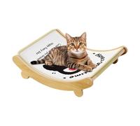 Scratching Board for Horizontal Scratching Board with Rest | Interactive Anti-scratch Toy for Pampering Game Living Room Floor Home Indoor Sofa for Sharpening Nails