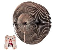 Scratching Board Toy for Cats - Funny Cardboard Scratcher, Accordion Shape for Sharpening, Indoor Outdoor Use Home Apartment Patio Balcony Living Room