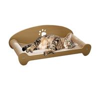 Scratching Lounge for Cats, Scratching Bed for Cats, Cat Scratching Cushion, Beds - Non-Slip, Natural Sisal Cat Scratcher Paper Toy to Protect Furniture