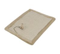 Scratching Mat Cream Europet Bernina 50x32cm Sisal For Cats With Toy Mouse
