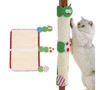 Scratching Mat for Cats for Couch, Furniture Protector in Caterpillar Shape, Sticky Scratching Pad for Cat Babies, for Sofa, Chair, Living Room, Bedroom, Office, Stair Railing, Door Frame, Floor