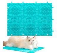 Scratching Mat for Cats - Horizontal Floor Carpet, 24.6 x 18.0 cm Massage Scratch Mat - for Claw Sharpening Stress Relief Play Activity Furniture Protection for Indoor Bedroom