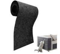 Scratching Mat For Cats Self-Adhesive Scratch Mat Cat DIY Trimmable Carpet Mat, Anti-Scratch Furniture Protectors, Wall Scratching Boards for Carpets, Sofa, Walls (Gray, 40 * 100cm)