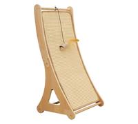 Scratching Mats for Cats, Interactive Toys for Cats - Scratch-Resistant Ramp with Toy - for Indoor Domestic Cats, Puppies and Play in the Corner and