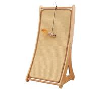 Scratching Pad for Cats - Interactive Toy for Cats to Fight Boredom | Sisal Scratching Ramp for Kittens with Play Ball, Suitable for Play Area, Floor, Home, Living Room