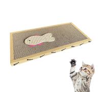 Scratching Pad, Long-Lasting Double-Sided Scratchers, Scratcher (fish Cardboard Accessories For Indoor Cats 1pcs)