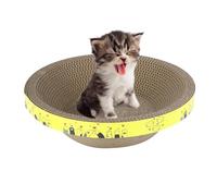 Scratching Post for Cardboard, Board for, Nest for Bowl Shaped Corrugated Board, Toy for, Bed Multi-purpose for Playing, Resting, Grinding