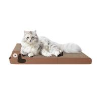 Scratching Post for Cats Large | Scratching Post in Corrugated Cardboard, Double Sided Without Splinters Folding Thick with Canine Design Sharpening for Floor, Chair, Table Ceiling, Living Room