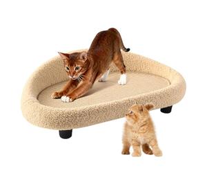 Scratching Post for Cats, Large Sisal Bed with Scratching Post in the Shape of a Sofa | Suitable for Use in Bedrooms, Apartments, Dormitories, Patio, Balcony, Ports