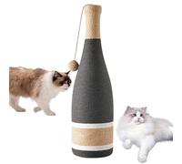 Scratching Post for Cats - Natural Wine Bottle Vertical Accessory with Ball | Stimulating Toys for Cats, for Exercise Mental Stimulation Climbing Home Outdoor Floor Play Travel