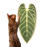 Scratching Post for Cats, Scratching Post in Leaf Shape for Kittens, Scratching Post for Cats, for Indoor Use in the Home, Apartment, Living Room, Office Bedroom and Furniture
