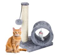 Scratching Post for Cats, Sisal Kitten Scratch Pillar, Elevated Interactive Cat Scratching Post for Exercise, Stress Relaxation, Climbing, Burrowing