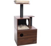 SCRATCHING TREE MIRABEL BROWN 56x42x117CM