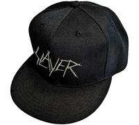 Scratchy Logo Snapback Baseball Cap Slayer Black One Size