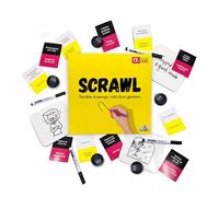 Scrawl - Drawing Party Game for Game Night | Sketch and Guess Board Game for Friends & Family, 4-8 Players