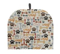 SCRAWLGOD Dog Paws Teapot Cozy Tea Pot Dust Cover for Keeping Warm Kettle Protective Cover Breakfast Coffee Pot Cover Home Decor Kitchen & Dining