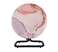 SCRAWLGOD Pink Marble Print Industrial Fan Cover, Waterproof Outdoor Fan Covers, Compatible for 18-20 Inch Wall Mount Fan and Pedestal Fan, Heavy Duty Oxford Cloth Dustproof Fan Cover