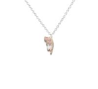 SCRDPRAD 1-6Pcs Qute kitty Cat Necklace for Women Colorful Enamel Cartoon Cat Necklace Kawaii Kitten Necklace for Animals Lover Holiday Birthday Jewelry Mother's Day Gifts, Stainless Steel, No