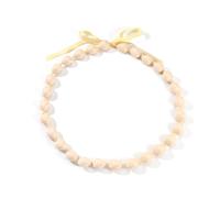 SCRDPRAD Colorful Class of 2025 Graduation Lei Kukui Nuts Lei Necklace Chunky Black Beaded Hawaiian Bow Necklace Imitation Kukui Nuts Graduation Gift Jewelry for Students Teacher, Middle, Stainless