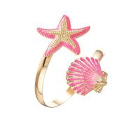 SCRDPRAD Colorful Seashell Starfish Arm Cuff Bracelet for Women Boho Upper Arm Bangle Bracelet Holiday Summer Beach Hawaii Jewelry Gifts, Middle, Acrylic, no gemstone