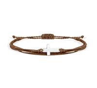 SCRDPRAD Handmade Cross Sideways Braided Colorful String Adjustable Rope Bangle Friendship Couple Bracelet Faith Hope Blessed Christmas Religious Lucky Jewelry for Women Men, Adjustable, Metal, no