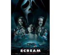 Scream 2022 Movie Poster A1 A2 A3 Size Horror Film Art Print Ghostface Wall Decor (A1)