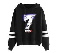 Scream 7 Hoodie Ghost Face Sweatshirts Horror Film Pullover Scream Ghostface Graphic Tops for Women Men What's Your Favorite Scary Movie?