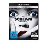SCREAM - DREW BARRYMORE,NEVE CAMPBELL,COURTNEY COX 2 ULTRA HD BLU-RAY NEW