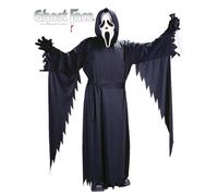 Scream Ghost Face Teen Fancy Dress Halloween Horror Boys Kids Licenced Costume