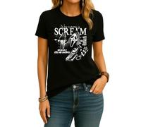 Scream Halloween Horror Movies Films | Halloween Costume Outfit Women's T-Shirt, black, 3XL
