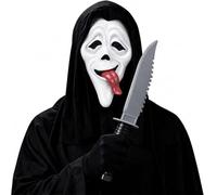 Scream Mask for Adults, Ghost Face Mask, Halloween Ghostface Mask | Halloween Horror Scream Mask, Horror Film Ghost Face Latex Ghost for Ghost House, Scream Horror Fancy Dress for Carnival