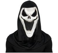 Scream Mask with Attached Black Hood Gathering Outfit Type A One Size