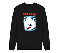 Scream Men's Movie Poster Sweatshirt in Black | Size: Medium Scream Black M