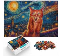 Scream Meow 1000 Piece Jigsaw, 1000pcs (40x28cm) | For longer puzzle sessions, this adult jigsaw puzzle with 1000 pieces fits naturally into relaxed home leisure.