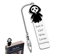 Scream Merch, Horror Bookmarks for Women, Dark Romance, Ghostface, Easter Basket Stuffer, Scary Book Lover Gifts, Wicked Merch, Scream Bookmark, Horror Movie Bookmark