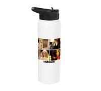 Scream Official Ghostface Classic Slasher Horror Movie Appar Stainless Steel Insulated Water Bottle