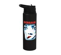 Scream Official Ghostface Classic Slasher Horror Movie Appar Stainless Steel Insulated Water Bottle