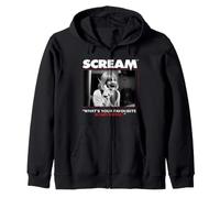 Scream Official Ghostface Classic Slasher Horror Movie Appar Zip Hoodie