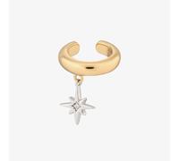 Scream Pretty 18ct Gold Plated Two Tone Cubic Zirconia Single Star Ear Cuff Earrings SPSG-153