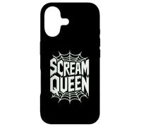 Scream Queen Green Web Logo Horror Movies Case for iPhone 17